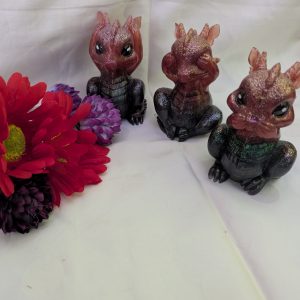 Resin Drachenfigur Set