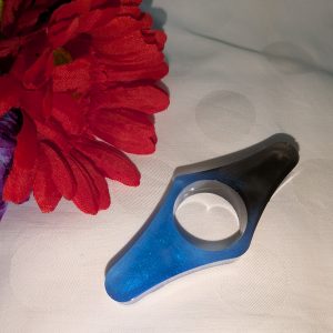 Buchseitenhalter schwarz/blau